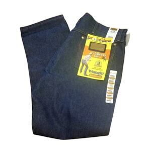 Wrangler men's Pro Rodeo Cowboy Cut Competition Jeans 40x30 Blue NEW Heavyweight